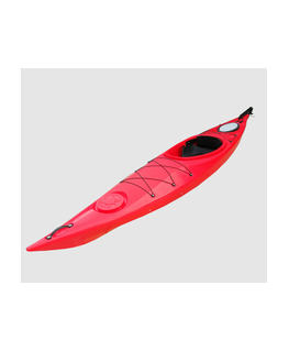Single Kayak AMBER MOLAKE 11.5 WR, With Steering System, 355 x 63 x 36 cm, LDPE, Red