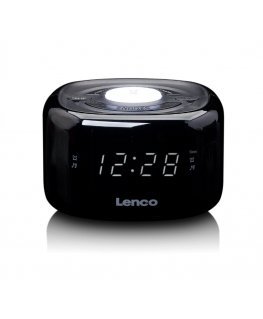Lenco CR-12BK Kello Digitaalinen musta