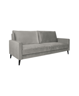 Trivietė atlošiama sofa MATIAS su elektriniu mechanizmu, šviesiai smėlio spalvos