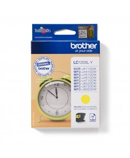 Brother LC-125XLY ink cartridge 1 pc(s) Original Yellow