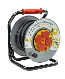 Power Plant Llc Ilgintuvas koos rulliga 25m, 4 pesa, 3x2.5mm2