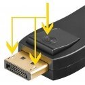 Goobay HDMI DisplayPort Adapter Juoda