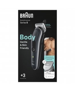 Braun BodyGroomer BG5340 Melns, Sudrabs