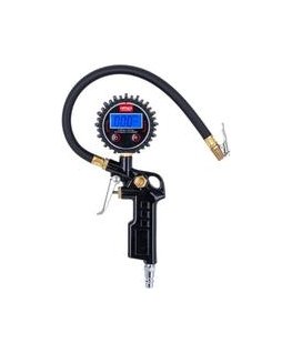 Пистолет для накачки с цифровым манометром на 17 бар amio-04466