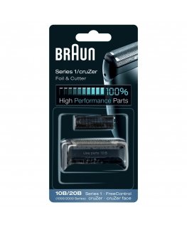 Braun Series 1 10B Electric Shaver Head Replacement Cassette – Black