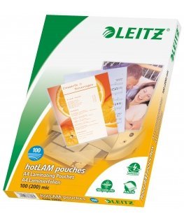 Leitz 33826 ламинирующий карман 100 шт