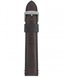 Leather strap Zeppelin brown, 22 mm