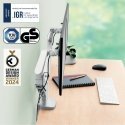 Leitz Ergo Space Saving Dual Monitor Arm Leitz Ergo Space Saving Dual Monitor Arm