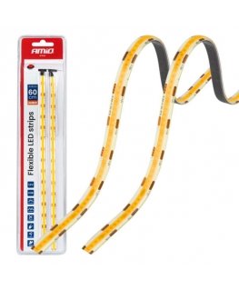 Orange LED COB Strips for Car 2x30cm 12V amio-04572