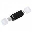 Hama Basic kortinlukija USB 2.0/Micro-USB musta