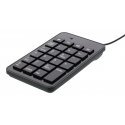 Deltaco TB-120 numeric keypad Universal USB Black