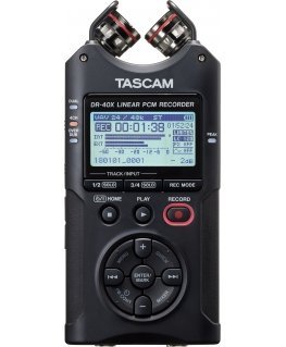 Tascam DR-40X диктофон Флэш-карта Черный