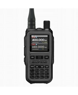 Käyttöoikeus Baofeng UV-5R EU MINI USB-C Bluetooth VHF UHF Ilmakäyttöalue Harmaa