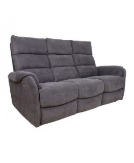 Matias-mallinen kaksihenkinen sähkötoiminen vuodesohva, harmaa