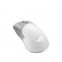 ASUS ROG Gladius III Wireless Aimpoint White pele Speļu Labā roka RF Wireless + Bluetooth + USB Type