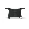 Cozze Premium Cart XL outdoor table Black Rectangular shape