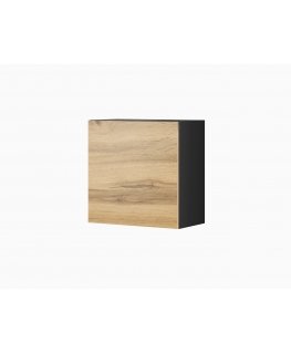 Cama square cabinet VIGO 50/50/30 black/wotan oak
