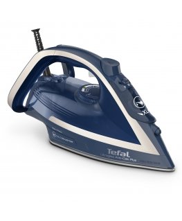 Tefal Ultragliss Anti-Calc Plus FV6830 Steam iron 2800 W Blue, Silver