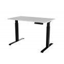 Cama Desk with electric height adjustment MOON 121x67x72-120 black/white