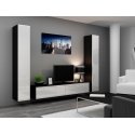 Cama Full cabinet VIGO '180' 180/40/30 white/black gloss