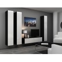Cama Full cabinet VIGO '180' 180/40/30 white/black gloss