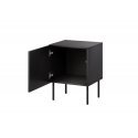 Cama Bedside table 2 pcs. SIENA 44.5x40x59 black matt Cama Bedside table 2 pcs. SIENA 44.5x40x59 black matt