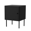Cama Bedside table 2 pcs PALAZZO BIS 45x39xH59 mat black