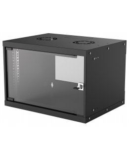 Intellinet 714143 statnis 6U Pie sienas stiprināms statīvs Melns