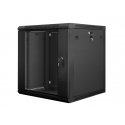Lanberg WF01-6612-10B rack cabinet 12U Wall mounted rack Black