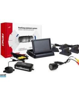 Amio parkimisensorite komplekt tft02 4,3 tolli kaameraga hd-301-ir 4 sensori must raskeveok.