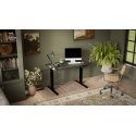 Cama Desk with electric height adjustment MOON 121x67x72-120 black/anthracite