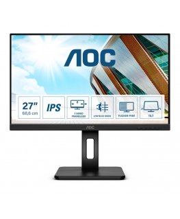 AOC P2 27P2Q LED display 68,6 cm (27") 1920 x 1080 pikseļi Full HD Melns