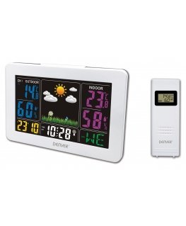 Denver WS-540WHITE digital weather station White AC/Battery