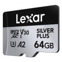 Lexar Professional SILVER PLUS 64 GB MicroSDXC UHS-I Luokka 3