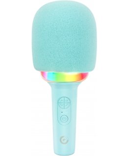 ProCaster Popstar karaoke microphone with speaker, blue