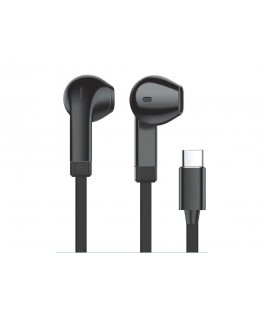 Winner Group WG - Type-C Connector Headphones, Vortex Vibe, Wired, Black