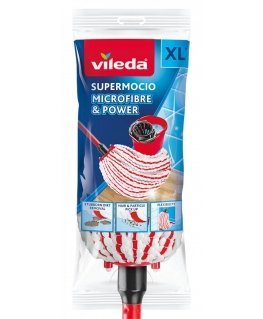Vileda VI158455 moppi Kuiva ja märkä Punainen, Valkoinen