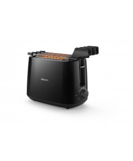 Philips Daily Collection Тостер: 8 настроек и встроенная подставка для подогрева булочек