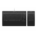 3Dconnexion Pro with Numpad keyboard Office USB + RF Wireless + Bluetooth QWERTZ German Black