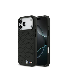 Чехол BMW M Silicon Logo MagSafe для iPhone 17 Pro Max черный