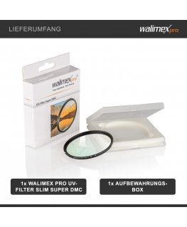 Walimex pro UV Filter Slim Super DMC 62 mm