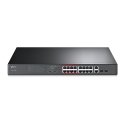 TP-Link 16-Port 10/100Mbps + 2-Port Gigabit Unmanaged PoE Switch TP-Link 16-Port 10/100Mbps + 2-Port Gigabit Unmanaged PoE Switch