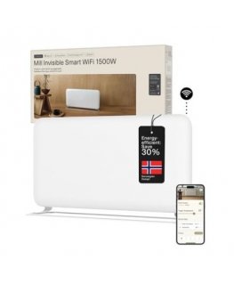 AENO Premium Eco Smart Quadro настенный обогреватель, 500 Вт, 50 x 50 см, закаленное стекло, инфракрасное + конвективное отоплен