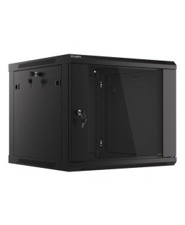 RIPPSE RIIULI PAIGALDUSKAPP 19" 9U 600X600 MUSTA LANBERG AUGERDATUD UKS (KOMPLEKTIS)