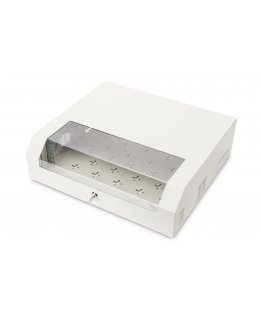 Digitus DN-19 04U-PB lentyna 3U Sieninis stovas Pilka