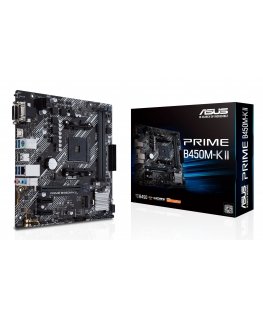ASUS Prime B450M-K II AMD B450 AM4 lizdas „micro ATX“