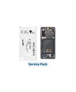 „ServicePack“ LCD-näyttö, joka on tarkoitettu „SAMSUNG A56 5G A566B“, harmaa GH82-36829B