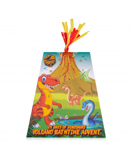 Accentra Advento kalendorius DINOPARK NUOTYKIS vulkano formos dėžutėje
