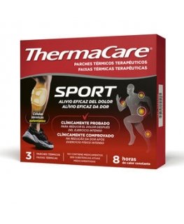 THERMACARE SPORT šiluminiai pleistrai 3 vnt.