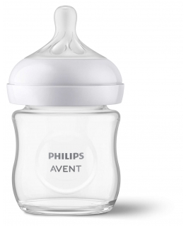 Philips AVENT Natural Response SCY930/01 Glass baby bottle that works like the breast